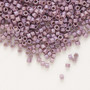 DB1066 - 11/0 - Miyuki Delica - Opaque Matte Metallic Gold Iris Violet - 7.5gms - Cylinder Seed Beads