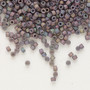 DB1067 - 11/0 - Miyuki Delica - Opaque Matte Metallic Gold Luster Rainbow Lilac - 50gms - Cylinder Seed Beads