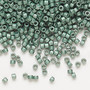 DB1172 - 11/0 - Miyuki Delica - Galv Matte Dk Aqua - 7.5gms - Cylinder Seed Beads