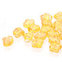 GNK8700030-24402 - 7.5mm - Matubo Czech - Confetti Splash Orange Yellow - 10gm bag (approx 38 beads) - Glass Ginko Bead
