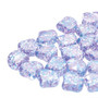 GNK8700030-24406 - 7.5mm - Matubo Czech - Confetti Splash Indigo - 10gm bag (approx 38 beads) - Glass Ginko Bead
