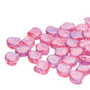 GNK8700030-24407- 7.5mm - Matubo Czech - Confetti Splash Violet Red - 10gm bag (approx 38 beads) - Glass Ginko Bead