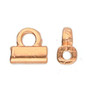 Last Stock: Cymbal SOROS - Tila Bead Ending Rose Gold Plate - 4pk