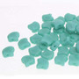GNK8763130 - 7.5mm - Matubo Czech - Turquoise Green - 10gm bag (approx 38 beads) - Glass Ginko Bead