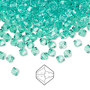 4mm - Preciosa Czech - Caribbean Sea - 48pk - Faceted Bicone Crystal