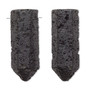 Focal, lava rock (waxed), 34x13mm hand-cut faceted point, B grade, Mohs hardness 3 to 3-1/2. Sold individually.