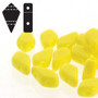 KT9583120 - Czech - Kite Bead - 9x5mm - 20gms - Lemon