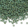 8-4700 - 8/0 - Miyuki - Opaque Matte Glazed Rainbow Basil Green - 50gms - Glass Round Seed Bead