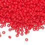 8-407 - 8/0 - Miyuki - Opaque Vermillion Red - 50gms - Glass Round Seed Bead