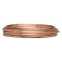 Wire, Zebra Wire™, natural copper, round, 16 gauge. Sold per 6-yard coil.