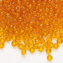 Seed bead, Preciosa Ornela, Czech glass, transparent hyacinth, #6 rocaille. Sold per 50-gram pkg.