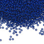 Seed bead, Preciosa Ornela, Czech glass, opaque cobalt blue (33070), #11 rocaille. Sold per 50-gram pkg.