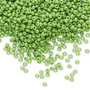 Seed bead, Preciosa Ornela, Czech glass, opaque mint green (53230), #11 rocaille. Sold per 50-gram pkg.