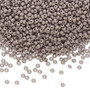 Seed bead, Preciosa Ornela, Czech glass, opaque grey (43020), #11 rocaille. Sold per 500-gram pkg.