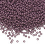 Seed bead, Preciosa Ornela, Czech glass, opaque dark violet, #11 rocaille. Sold per 500-gram pkg.