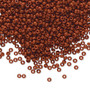 Seed bead, Preciosa Ornela, Czech glass, opaque brown (13600), #11 rocaille. Sold per 500-gram pkg.