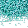 Seed bead, Preciosa Ornela, Czech glass, opaque rainbow seafoam green (64130), #11 rocaille. Sold per 500-gram pkg.