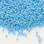 Seed bead, Preciosa Ornela, Czech glass, opaque matte sky blue, #11 rocaille. Sold per 500-gram pkg.