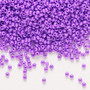 Seed bead, Preciosa Ornela, Czech glass, opaque violet luster, #11 rocaille. Sold per 500-gram pkg.