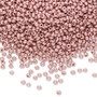 Seed bead, Preciosa Ornela, Czech glass, opaque rose, #11 rocaille. Sold per 500-gram pkg.