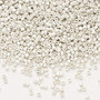 DB551F - 11/0 - Miyuki Delica - Translucent White Lined Luster Topaz  - 4gms - Cylinder Seed Beads