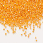 DB1563 - 11/0 - Miyuki Delica - Opaque Mandarin Orange Luster - 7.5gms - Cylinder Seed Beads