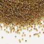 DB1703 - 11/0 - Miyuki Delica - Copper Pearl Lined Chartreuse - 50gms - Cylinder Seed Beads
