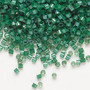 DB1814 - Miyuki Delica Beads - Cylinder- SIZE #11 - 50gms - Colour DB1814 Silk Satin Dyed Emerald