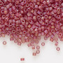 DB0867 - 11/0 - Miyuki Delica - Opaque Matt Rainbow Dark Cranberry - 50gms - Cylinder Seed Beads