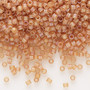 DB0866 - 11/0 - Miyuki Delica - Opaque Matt Rainbow Topaz - 7.5gms - Cylinder Seed Beads