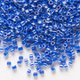 DB1569 - 11/0 - Miyuki Delica - Opaque Luster Cyan Blue - 7.5gms - Cylinder Seed Beads