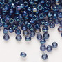 6-3359 - 6/0 - Miyuki - Translucent Night Sky Lined Luster Clear - 25gms - Glass Round Seed Bead