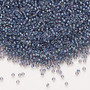 15-3747 - 15/0 - Miyuki - Translucent Tidal lined Luster Clear - 35gms - Glass Round Seed Beads