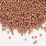 11-187 - 11/0 - Miyuki - Opaque Copper Plated - 25gms - Glass Round Seed Bead