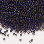 11-1426 - 11/0 - Miyuki - Transparent Silver Lined Outside Dyed Dark Purple - 25gms - Glass Round Seed Bead