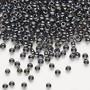 8-464 - 8/0 - Miyuki - Opaque Light Gunmetal - 50gms - Glass Round Seed Bead