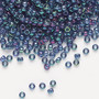 8-314 - 8/0 - Miyuki - Translucent Gold Luster Capri Blue - 50gms - Glass Round Seed Bead