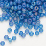 6-149FR - 6/0 - Miyuki - Translucent Matte Rainbow Capri Blue - 25gms - Glass Round Seed Bead