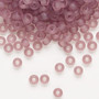 6-142F - 6/0 - Miyuki - Translucent Matte Smoky Amethyst - 25gms - Glass Round Seed Bead