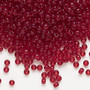 8-141D - 8/0 - Miyuki - Translucent Dark Ruby - 50gms - Glass Round Seed Bead