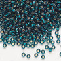 8-30 - 8/0 - Miyuki - Transparent Silver Lined Dark Teal - 50gms - Glass Round Seed Bead