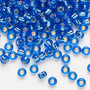 6-19 - 6/0 - Miyuki - Transparent Silver Lined Light Blue - 25gms - Glass Round Seed Bead