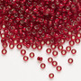 8-11 - 8/0 - Miyuki - Transparent Silver Lined Ruby Red - 50gms - Glass Round Seed Bead