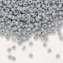 8-498FR - 8/0 - Miyuki - Opaque Matte Rainbow Ghost Grey - 50gms - Glass Round Seed Bead
