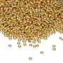 11-191 - 11/0 - Miyuki - Opaque 24kt Gold Plated - 4gms - Glass Round Seed Bead