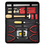 Tool set, wood / steel / brass / aluminum / fabric / rubber / plastic / leatherette, multicolored, Sold per 57-piece set.