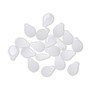 Bead, Preciosa Pip™, Czech pressed glass, translucent alabaster, 7x5mm top-drilled pip. Sold per pkg of 30.