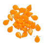 Bead, Preciosa Pip™, Czech pressed glass, opaque orange, 7x5mm top-drilled pip. Sold per pkg of 30.