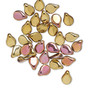 Bead, Preciosa Pip™, Czech pressed glass, opaque California pink, 7x5mm top-drilled pip. Sold per pkg of 30.