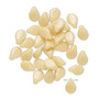 Bead, Preciosa Pip™, Czech pressed glass, opaque light caramel, 7x5mm top-drilled pip. Sold per pkg of 30.